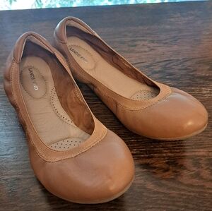Lands' End Women's Tan Ballet Flats